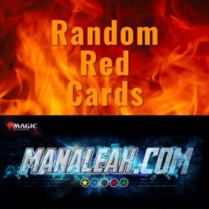 5 x Red Magic the Gathering Rare Cards